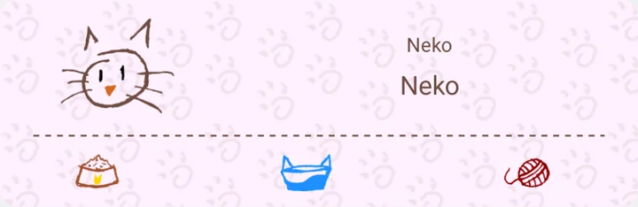 Neko home-screen widget